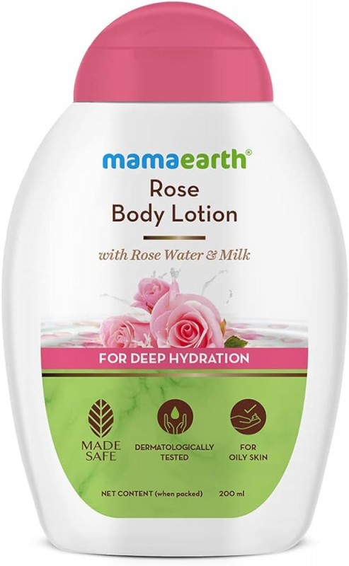 Mamaearth Rose Body Lotion with Rose Water and Milk For Deep Hydration - 200 ml