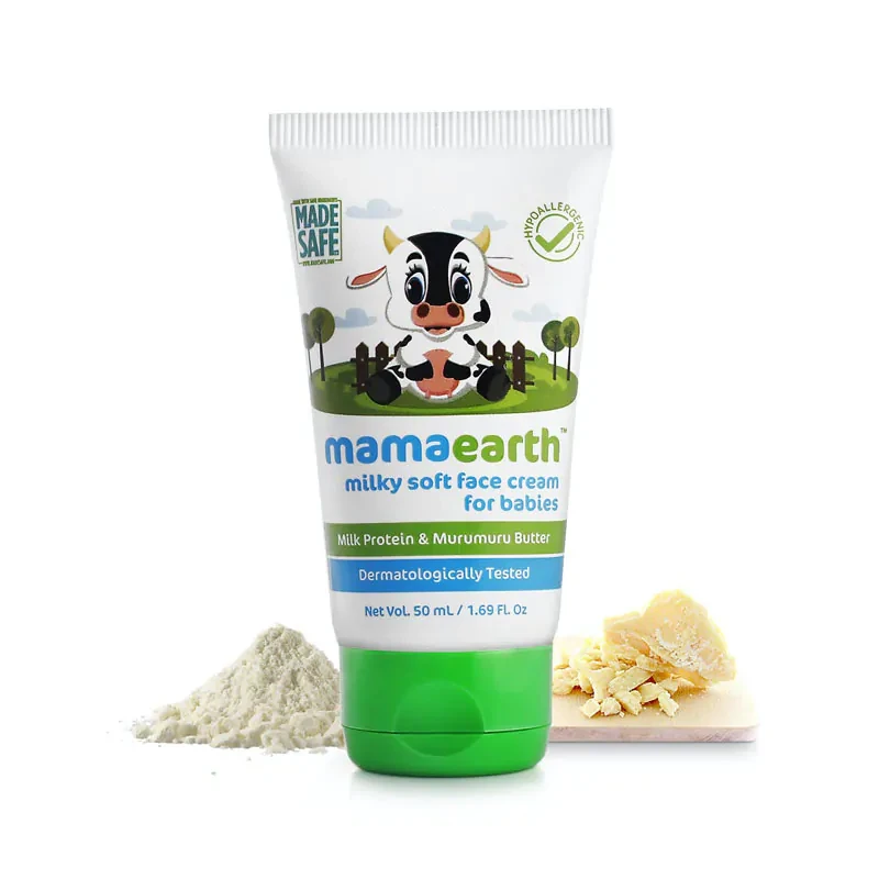 Mamaearth Milky Soft Natural Baby Face Cream 60mL