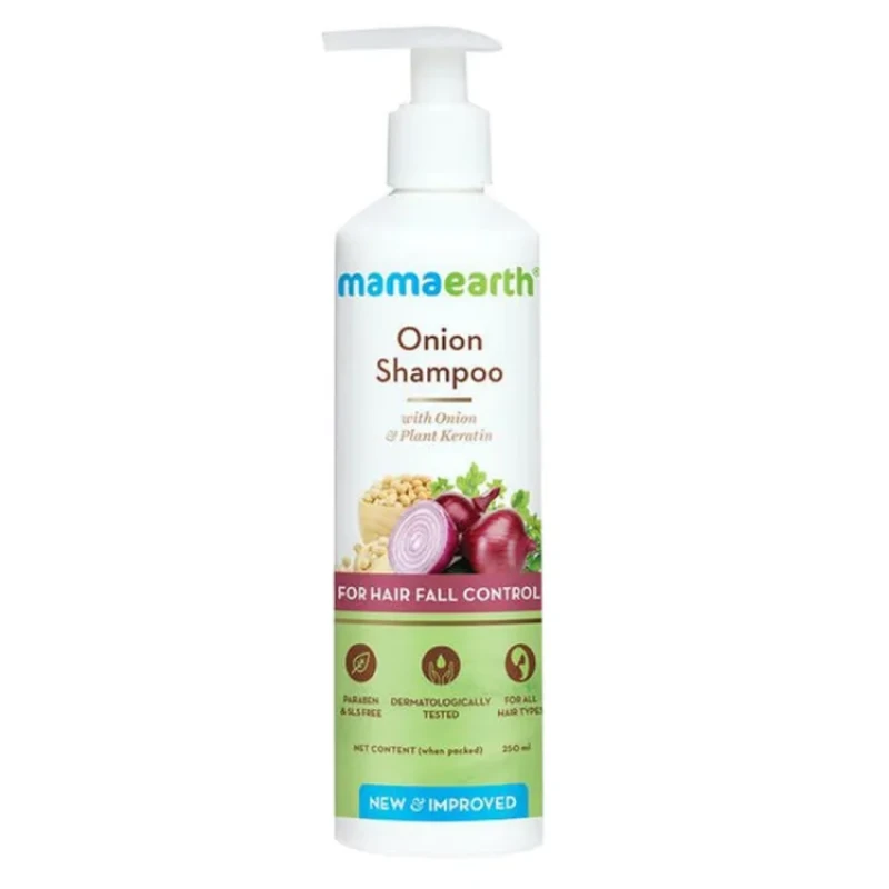 Mamaearth Onion Hair Fall Shampoo for Hair Growth & Hair Fall Control - 250ml