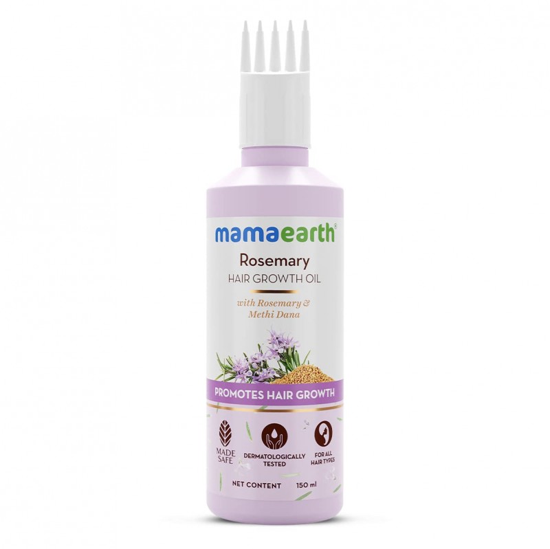 Mamaearth Rosemary Hair Growth Oil with Rosemary & Methi Dana for Promoting Hair Growth - 150 ml