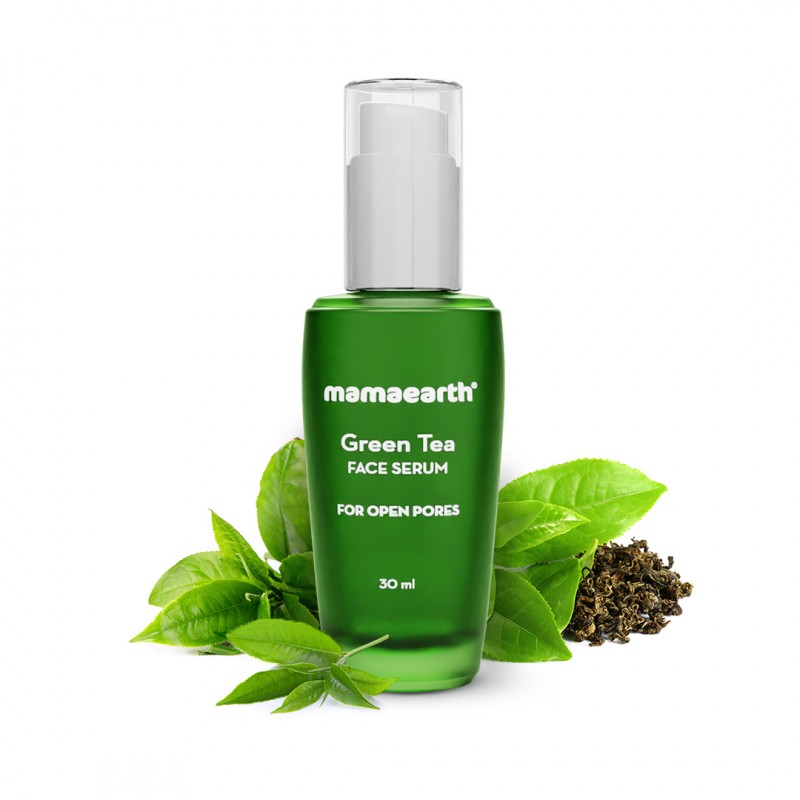 Mamaearth GreenTea Face Serum With GreenTea and Collagen For Open Pores - 30 ml