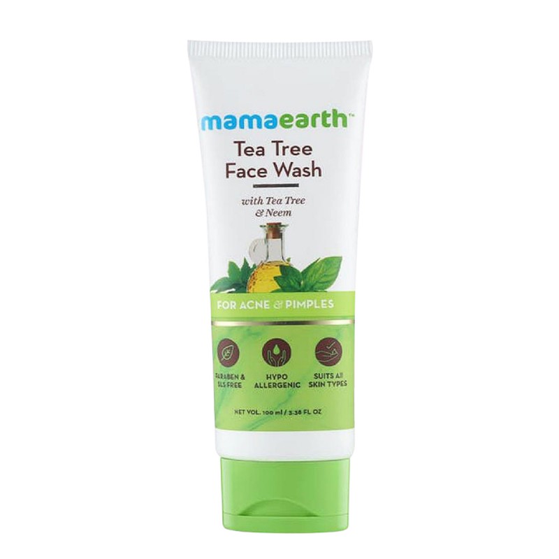 Mamaearth Tea Tree Facewash (100ml - India)