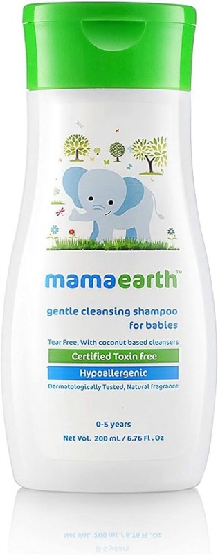 Mamaearth Gentle Cleansing baby Shampoo - 200 ml (Made in India))