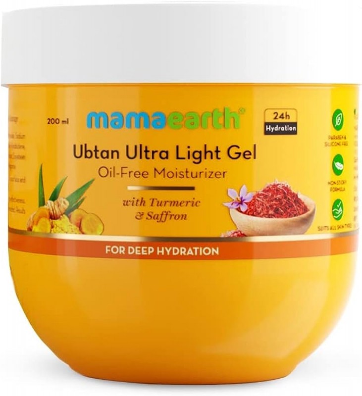 Mamaearth Ubtan Ultra Light Gel Oil-Free Moisturizer – 200ml