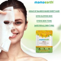 Mamaearth Ubtan Bamboo Sheet Mask - 25g